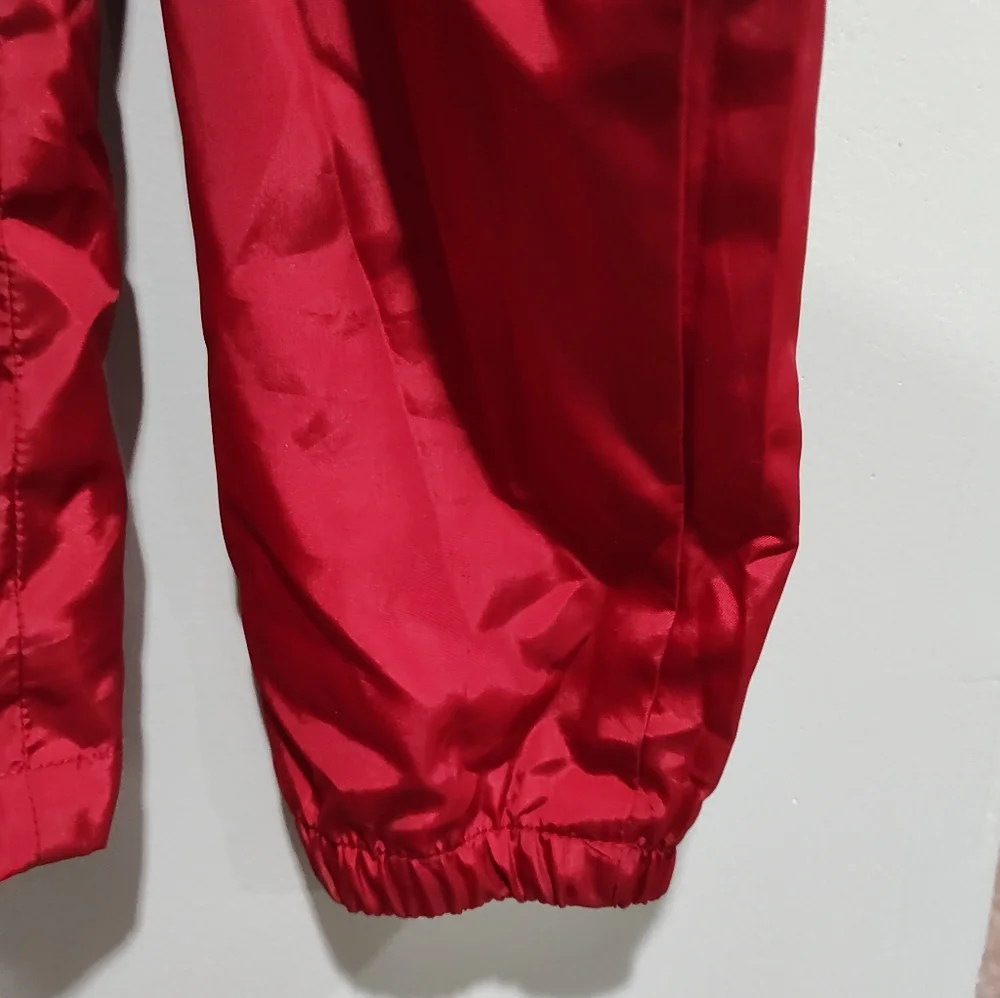 DISNEY PIXAR Pizza Planet Men's XL Jacket, Snap Front, Red, TOY STORY